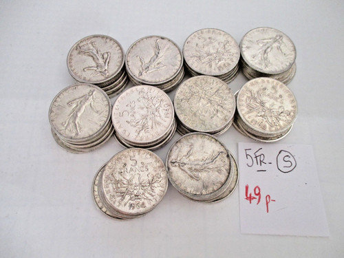 Lot pièces 5 - de,