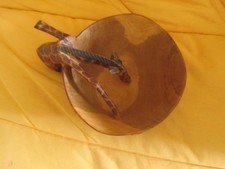 Petit Saladier "Girafe" Bois - Diametre 17 Hauteur 8 cm Fond  5 cm