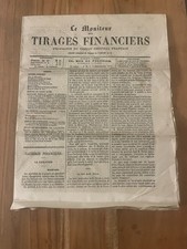 Ancien journal "Le Moniteur