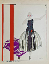 MARIO SIMON Estampe  Pochoir