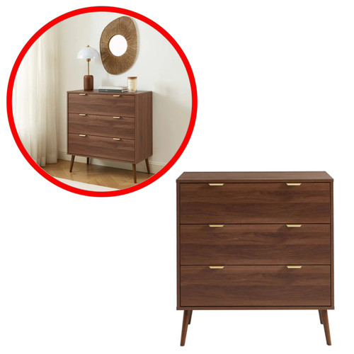 Commode jeanne tiroirs effet - 3,