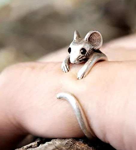 Bague souris réglable - bague,