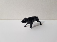 Figurine ancienne CHIEN Rottweiler / Doberman - (Patte cassée) années 60 figure