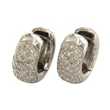 Boucles d'Oreilles en OR Blanc