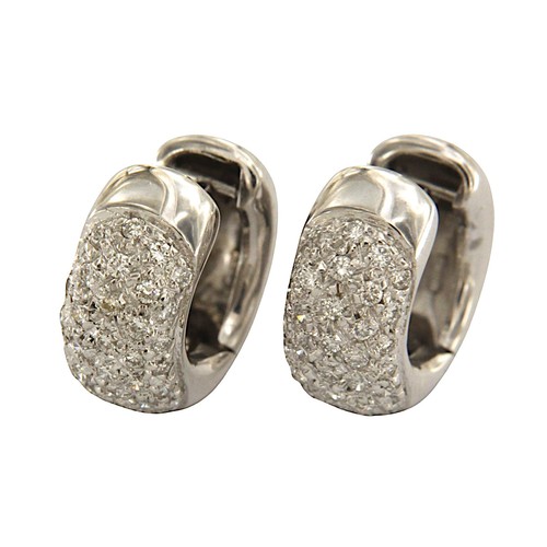 Boucles oreilles or blanc - en,