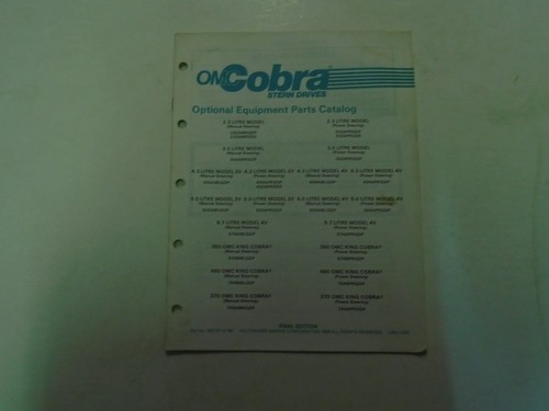 Omc cobra stern disques - cobra,