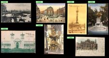 Lot of 7 Postcards from Brussels Belgium