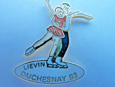  PIN'S FIGURE SKATING / LIEVIN / DUCHESNAY 93 / SUPERB / RARE