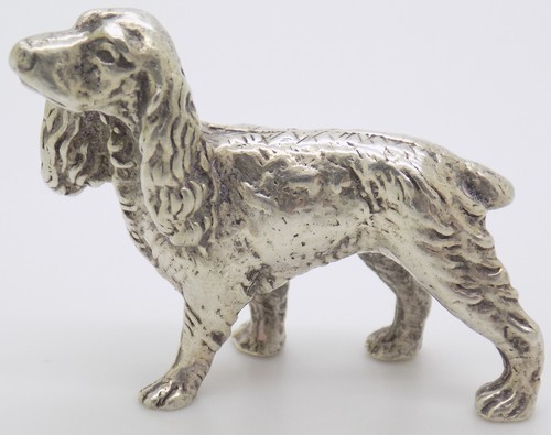 Cocker spaniel argent massif - spaniel,