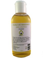 Huile de MASSAGE végétale sensuelle senteur COCONUT 100ml PURESPA by PURENAIL