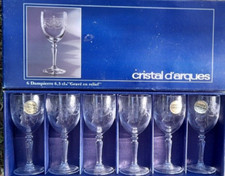 Cristal d'arques 6 verres a