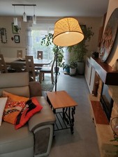 Lampadaire fer forgé fait