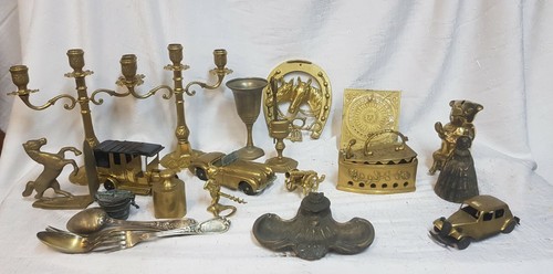 Joli lot brocante laiton - de, brocante: