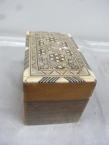 Old card box wood - card,