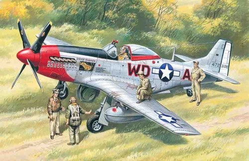 Mustang 51d wwii american - p-51d,