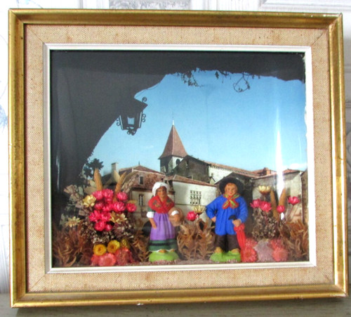 Diorama santons provence - diorama,