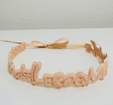 CHANEL VIP-GIFT “Coco Mademoiselle” Embroidered Hair Headband - New Condition