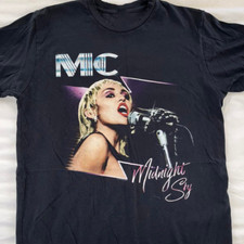 Miley Cyrus Midnight Sky Black Unisex T-shirt Full Size S to 5XL
