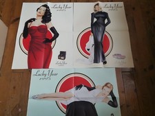  Lot 3 affiches pin up Lucky