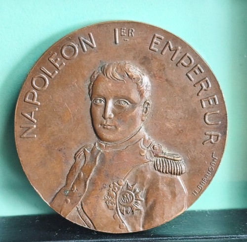 Médaille bronze napoléon 1er - médaille,