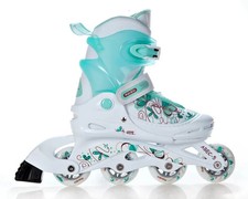 Roller en ligne Laguna Menthe Adulte - Enfant Mixte taille ajustable Raven