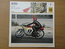HONDA 125 cm3 RC 149 GRAND PRIX .1966 Fiche Moto Classic Motorcycle Card