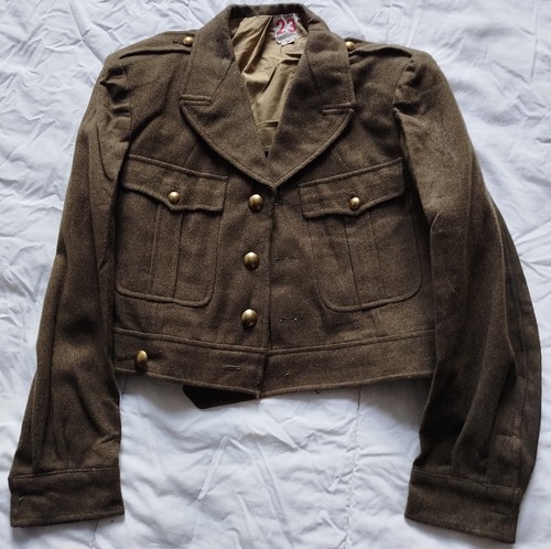 Blouson laine militaire ike - laine,