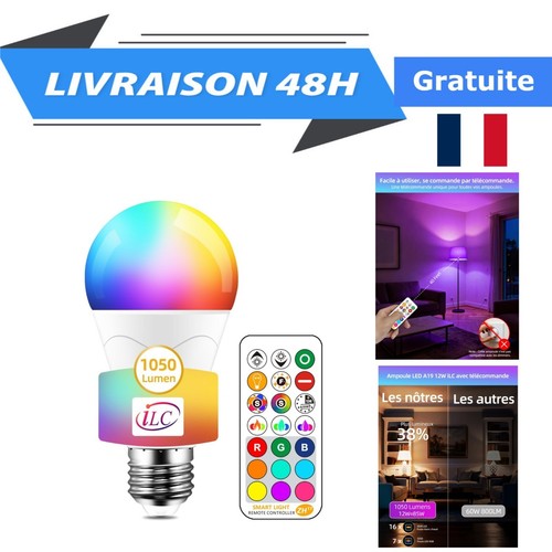 Ampoule led e27 rgbw - ampoule,
