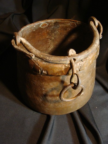 Seau cuivre très ancien - seau,