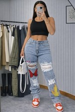 Jean baggy destroy avec