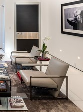 Minotti Atlan Leather Armchairs Set of 2