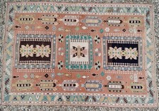 ORIENTAL RUG (QASHQAI?) ANTIQUE KILIM 1895 (1314) 185 X 132 CM