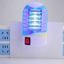 Indoor LED Electric Mosquito Fly Bug Insect Trap Zapper Killer Night ❀ Lamp U6I6