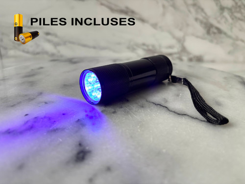 Lampe torche led - uv,