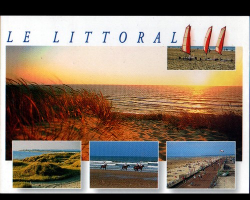 Littoral char à - le, voile