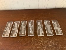 7 Lalique Crystal Knife Holders (Price of 7)