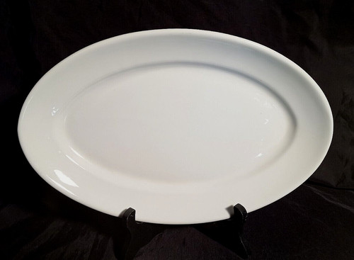 Plat ancien ovale porcelaine