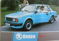 Brochure 1 feuille SKODA 105 L