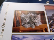 Puzzle clementoni neuf kittens chatons chats gris 500 pièces