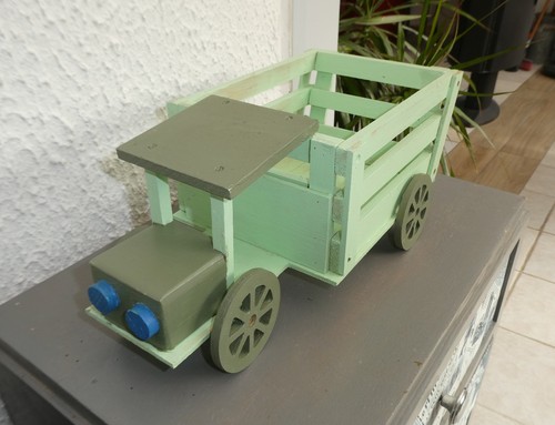 Jouet camion bois - camion, en