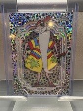 2024 Topps Chrome Disney Merlin Black and White Speckle /101