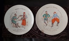 2 assiettes  KG Lunéville