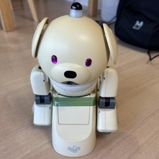Sony AIBO ERS 311 Latte Robot Dog Tested Power On Short Battery For Parts Japan