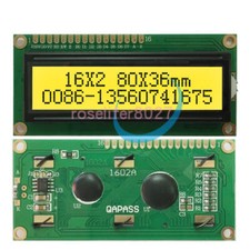 3.3V 16x2 1602 LCD Character Module Display HD44780,Bezel,Backlight
