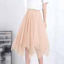 Femme Plissé Jupe Trapèze