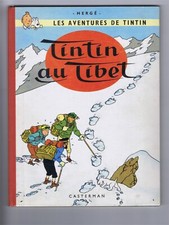 TINTIN HERGÉ   TINTIN AU TIBET   4eme plat  B 29  1960    eo  BELGE  TBE