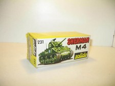 n10, tank box M4 SHERMAN military repro SOLIDO