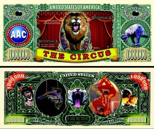 Cirque billet de - le,
