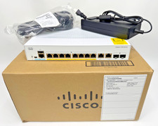 Cisco C1000-8FP-E-2G-L Network Switch 8 Gigabit Ethernet PoE+ Ports Open Box