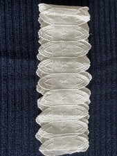 magnifique dentelle écrue 9cm